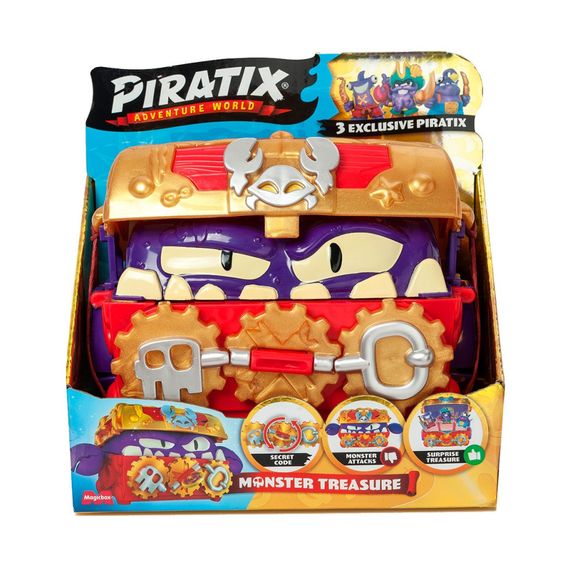 Дитячий іграшковий набір з фігурками "Скриня зі скарбами" PIRATIX PPXSP116IN00