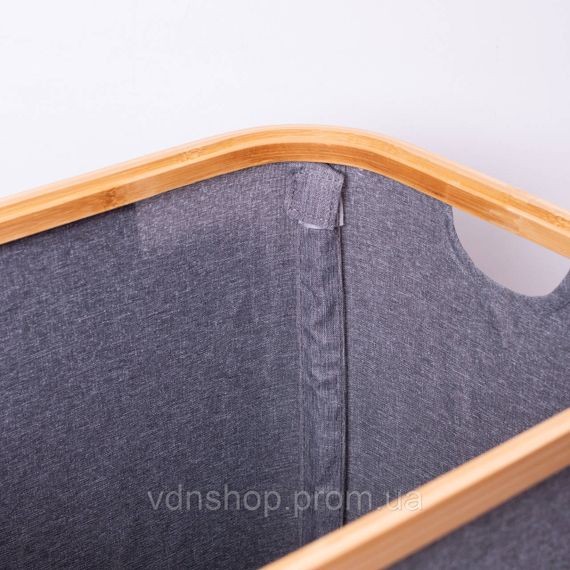 Кошик для білизни з кришкою 40×30×60 (см) м'який 70 (л) HP-41-16 | Зображення 3