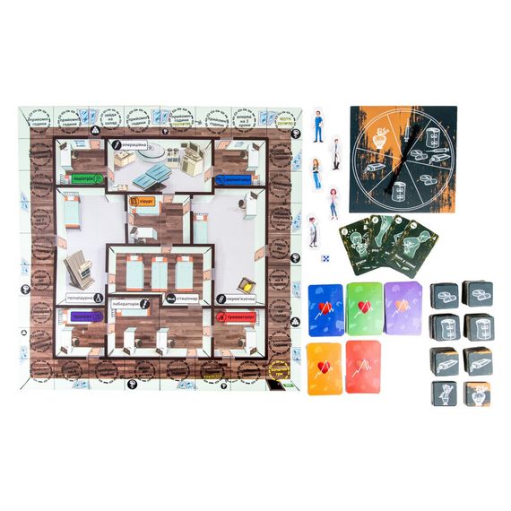 Настольная игра "Doctoring - соревнование врачей" Strateg 30916 укр | Зображення 1