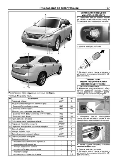 Lexus RX270 / Lexus RX350. Посібник з ремонту й експлуатації. Книга | Зображення 8