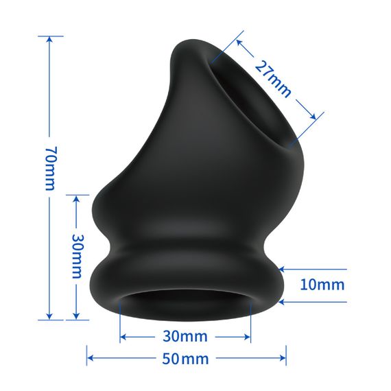 Ерекційне кільце Crazy Bull - Oberon Silicone Cock Ring, BI-210240 Sex Aura | Зображення 5