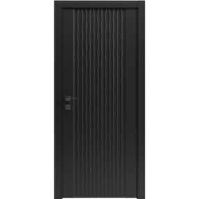 Двері міжкімнатні Rodos LOFT Aura INSIDE RAL 9010