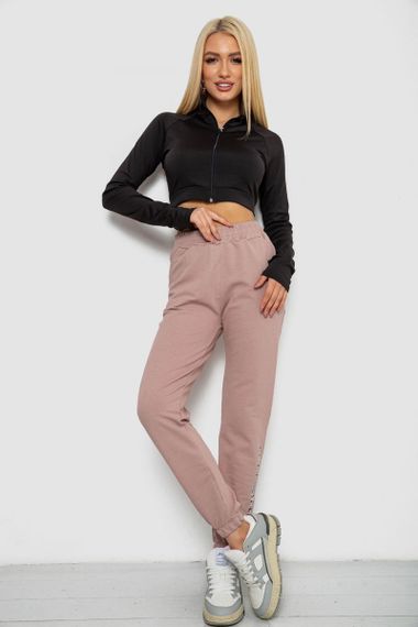 Спортивні штани жіночі 238R325, колір мокко, 238R57673 | Зображення 1