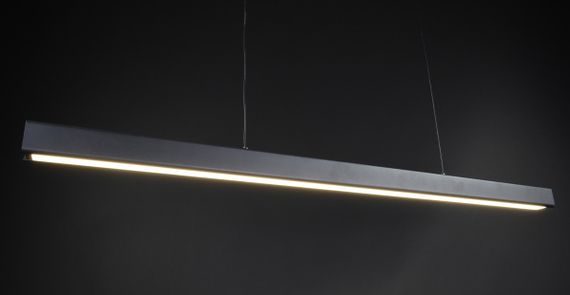 Люстра світлодіодна підвісна LED світильник для квартири на стелю лед 27351 Чорний 15-100х6х120 см. | Зображення 8