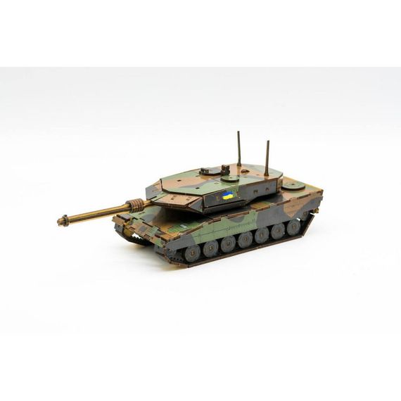 Деревянный 3D конструктор "Танк Леопард" 206-0260, 206 деталей | Зображення 3