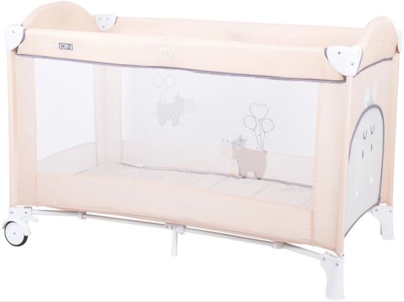 Ліжко-манеж FreeON Balloon hippo Beige | Зображення 1