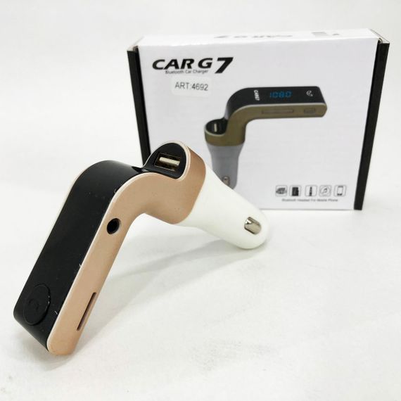 Fm модулятор к магнитоле через прикуриватель Car G7 FM, Автомобильный модулятор XI-192 в машину | Зображення 1