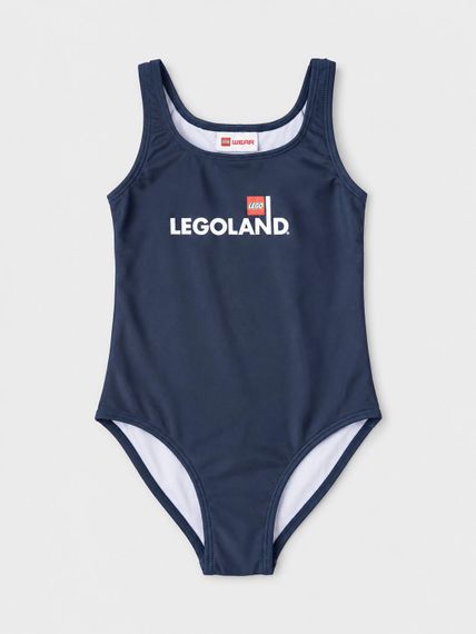 Дитячий суцільний купальник для дівчинки Lego Wear 128 см Темно-синій (24081601)