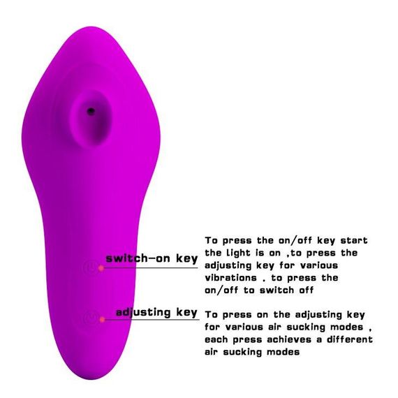 Вакуумний стимулятор клітора Magic Fish Pretty Love BI-014453 Sex Aura | Зображення 7