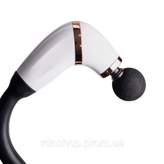 Перкусійний ручний масажер акумуляторний 17 Вт зарядка від USB до 3200 об/хв Білий HP-11-11W | Зображення 7