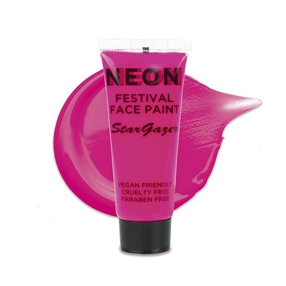 Neon Festival Face Paint PINK Stargazer Неоновий аквагрим РОЖЕВИЙ 10 мл