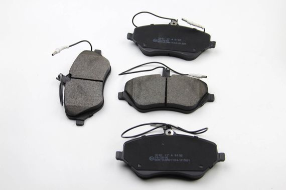 Колодки передні гальмівні Peugeot 407/607 04- (TRW) (162,3x79,1x18,4), Bremsi (BP3181) | Зображення 1