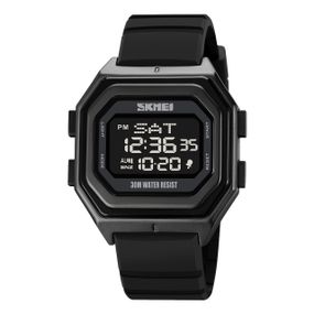 Годинник S2kmei 1875PBK All Black Silicone
