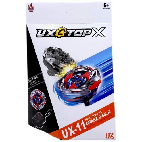 Гра запускалка "Beyblade/Бейблейд" UX-11B, металева накладка, в коробці (6990222245676)