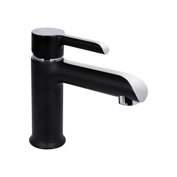 Смеситель для раковины Qtap Grand QTGRABCR001F Chrome/Black
