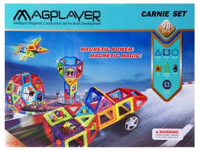 Конструктор Magplayer магнитный набор 98 эл. MPA-98 (MPA-98)