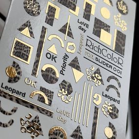 Фольгований слайдер RichColor 001 на водяній основі (6.5x9.5см)