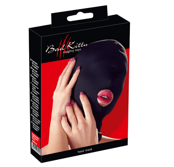 Маска з отвором для рота Head Mask Bad Kitty Sex Aura | Зображення 1