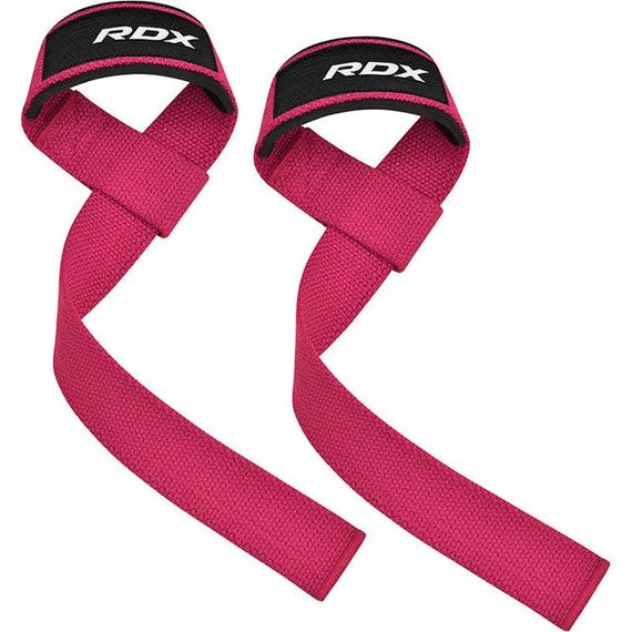Лямки для тяги RDX W1 Gym Single Strap Pink Plus | Зображення 1