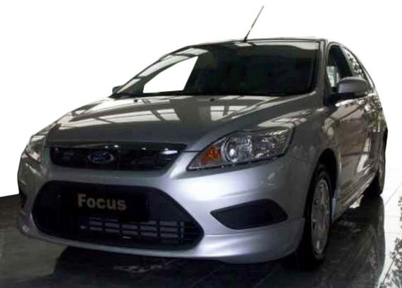 Накладка на передний бампер HB (под покраску) для Ford Focus II 2005-2008 гг.