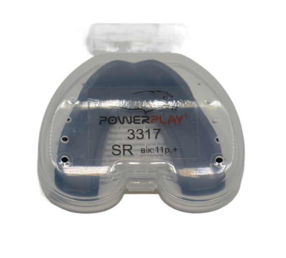 Капа боксерська PowerPlay 3317 SR доросла (вік 11+) чорна | Зображення 8