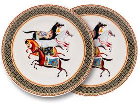 Набір елітних обідніх тарілок із кістяної порцеляни Royal Horse: Presentation, Ø26 см (2 шт.)