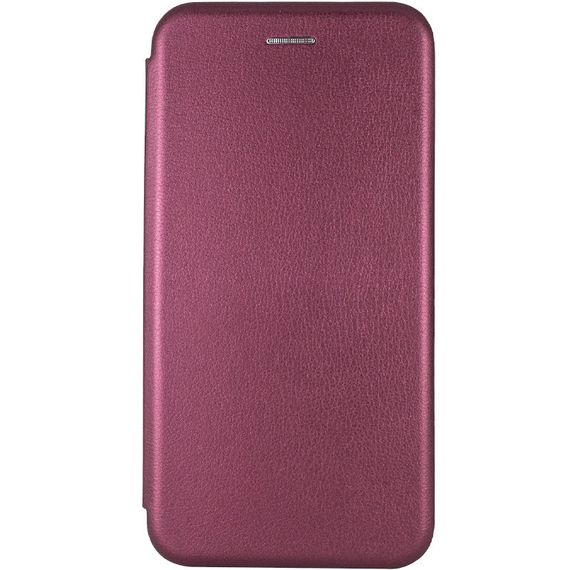Кожаный чехол-книжка Classy для Oppo A60 4G Бордовый