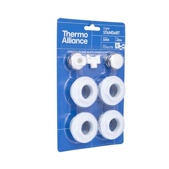 Комплект на радіатор Thermo Alliance Standart 1/2"х1" SD11115 | Зображення 1