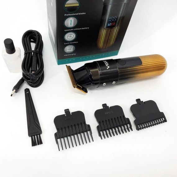 Машинка для стрижки волосся VGR V-929 акумуляторна, Машинка окантувальна професійна для бороди | Зображення 7