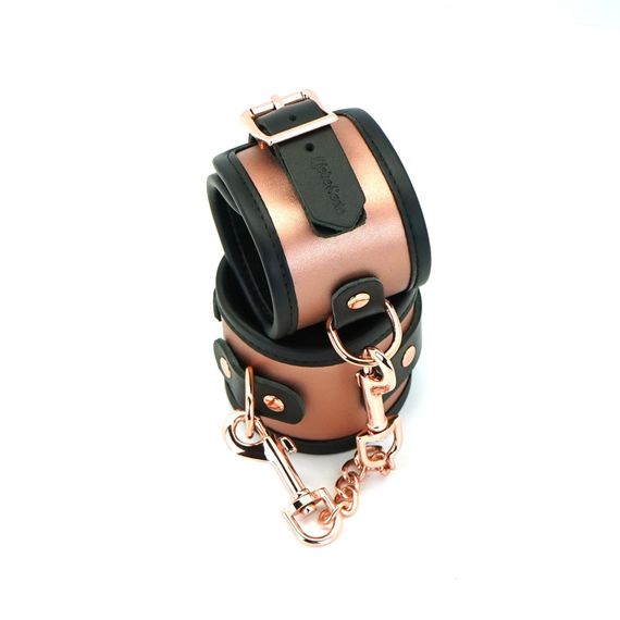 Наручники Liebe Seele Rose Gold Memory Wrist Cuff Розово-золотые One Size | Зображення 2