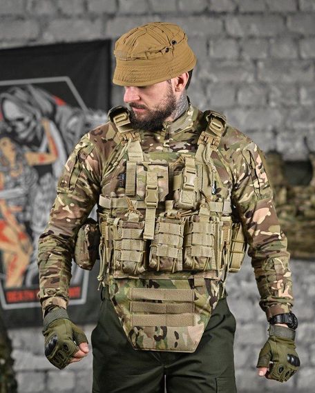 Качественная плитоноска Attack STATIX мультикам ДЛ6477 | Зображення 1