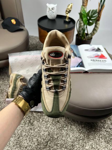 Кроссовки N1k2 M Air Max 95 PRM Beige Khaki весна/лето/осень A3592 44 28. | Зображення 1