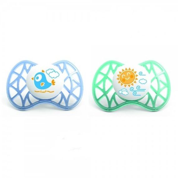 Пустышка симетрическая Nuvita Air 6м+ 2шт. для мальчика NV7081Blue (NV7081Blue)