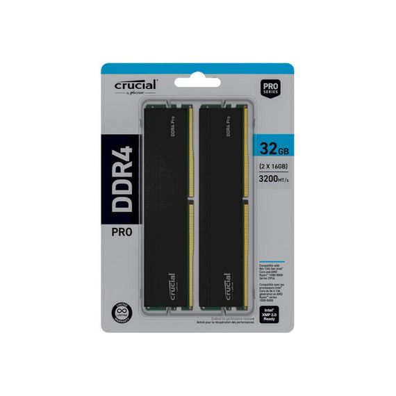 Модуль пам'яті для комп'ютера DDR4 32GB (2x16GB) 3200 MHz Pro Micron (CP2K16G4DFRA32A) | Зображення 3