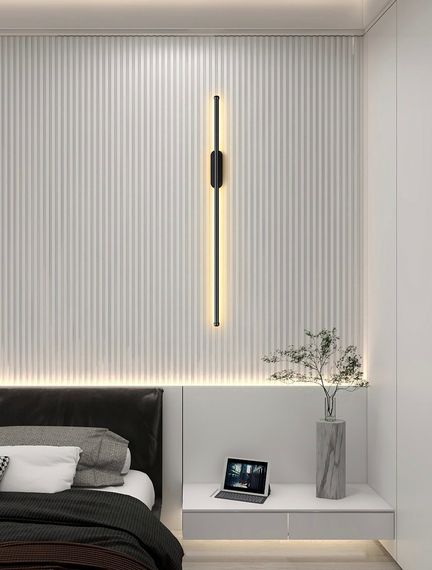 Бра LED 27962 Чорний 6х6х61 см.