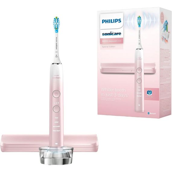 Електрична зубна щітка Philips Sonicare HX9911/84 Diamond Clean (серія 9000) Pink - Уцінка | Зображення 1