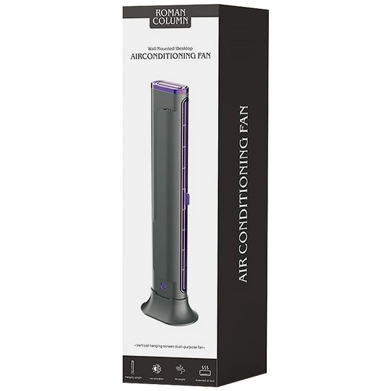 Настільний вентилятор F3 Tower Fan 3 speeds with battery 1200 mAh Purple | Зображення 4
