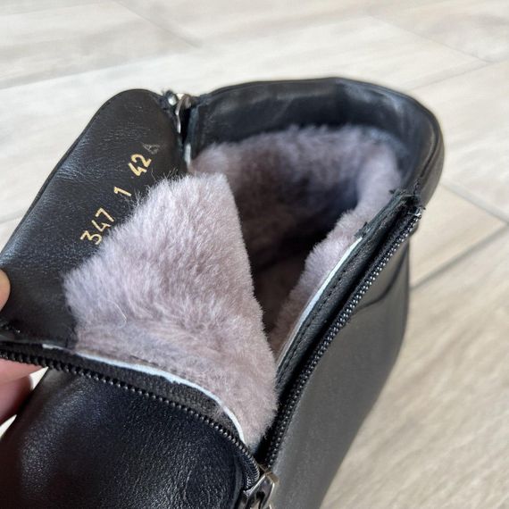 Чорні шкіряні черевики Ikos 41 43 44 розмір | Зображення 1