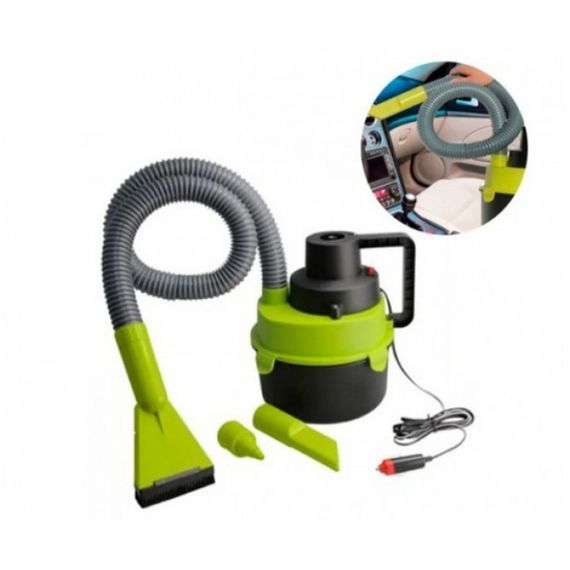 Вакуумний автопилосос Black Multifunction Auto Vacuum, 4 насадки, 12V | Зображення 1