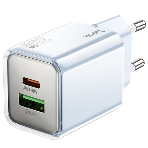 СЗУ Hoco N46 Glorious PD20W+QC3.0 (1USB-A/1C) | Зображення 1