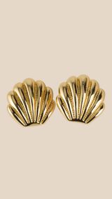 Сережки жіночі Мушлі Морська тематика LAWA WTJ02624 Золотий shop (2000999550805)