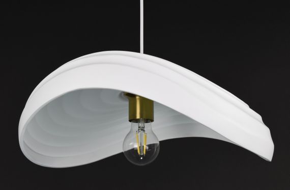 Люстра підвісна на 1 лампочку 27849 Латунь 25-150х33х42 см. | Зображення 2