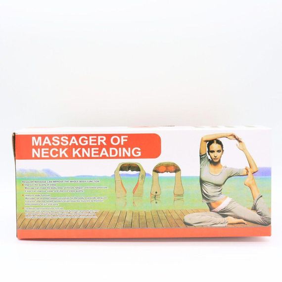 Масажер для шиї та плечей, Massager of Neck Kneading / Роликова масажна накидка / / Електричний масажер з підігрівом | Зображення 9