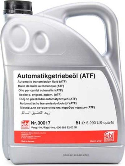 Трансмісійна олива Febi ATF |Dexron IID| 5л.