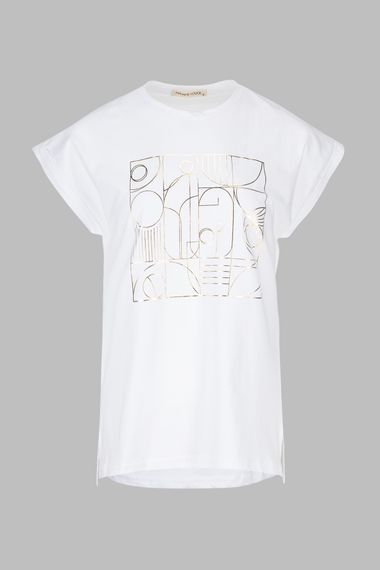 Футболка жіноча MDG 24703 M Білий (2000990404220) | Зображення 6