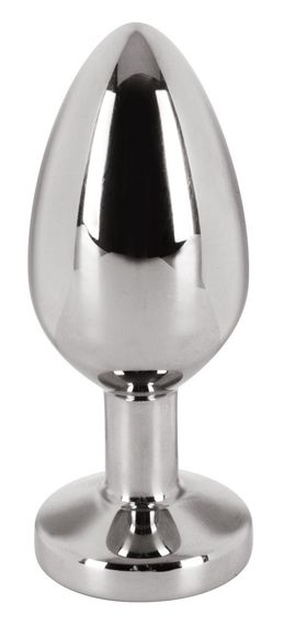 Анальная пробка с камнем You2Toys Jewel Buttplug, серебристая, Small sexstyle | Зображення 2
