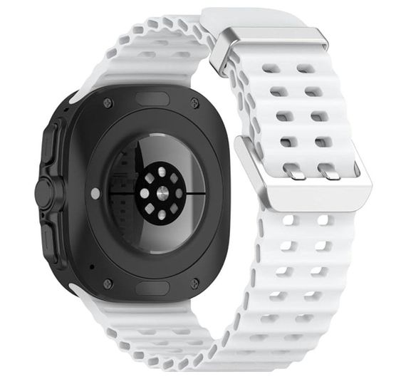 Ремінець силіконовий Primolux Ocean для годинника Samsung Galaxy Watch Ultra 47 mm (SM-L705) - White | Зображення 2