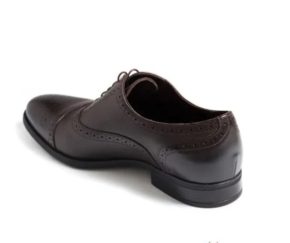 Стильные коричневые оксфорды Ikos 41 размер | Зображення 4