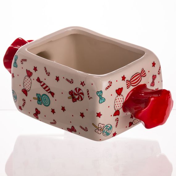 Цукерниця новорічна порцелянова 24×11.5×8 (см) CR-1-22 | Зображення 3