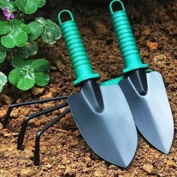 Набір садових інструментів 10 в 1 з валізою Garden Instrumen AND ES-10, інвентар для городу та саду | Зображення 3